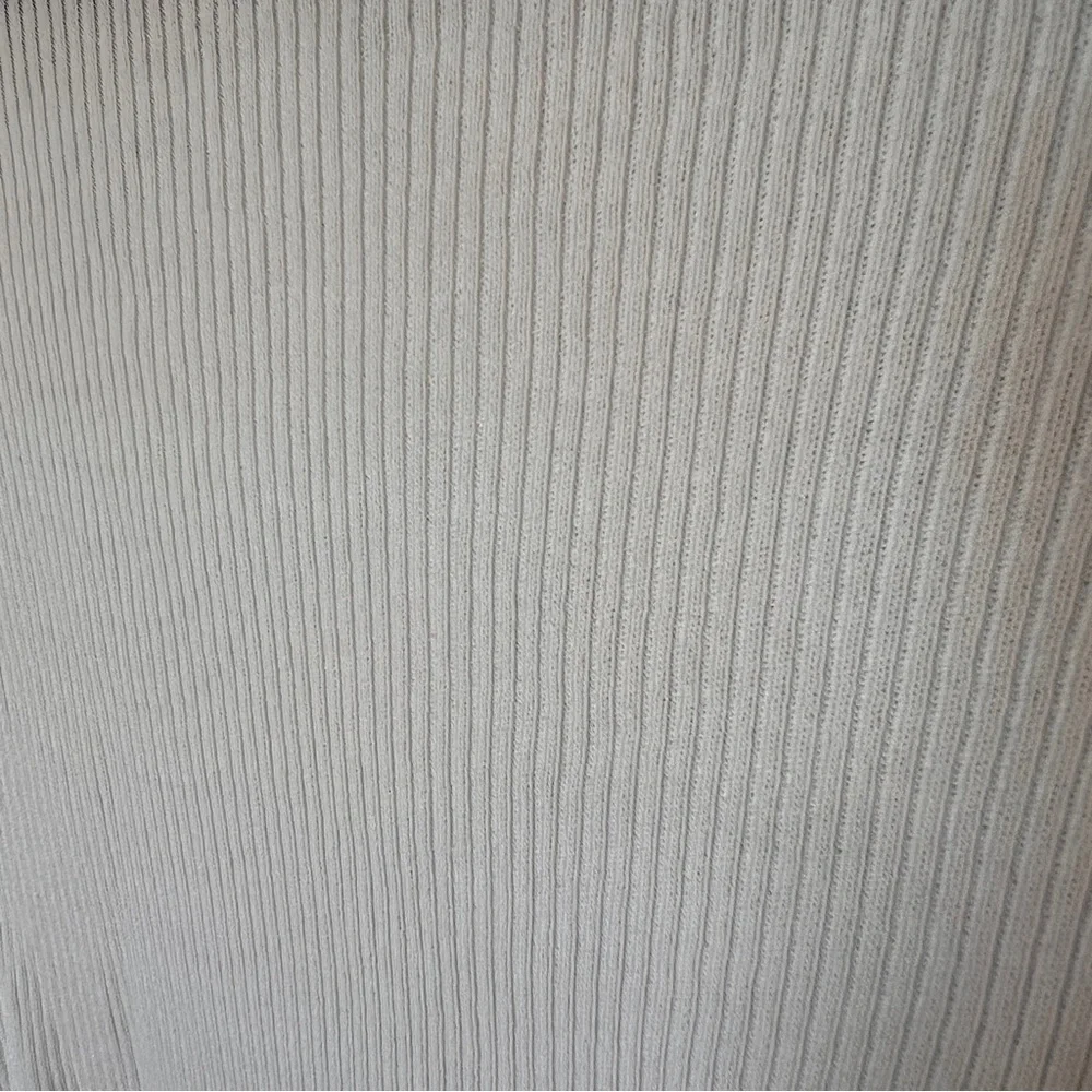 Anna Rae White Ribbed Turtleneck Size Small - Picture 4 of 8